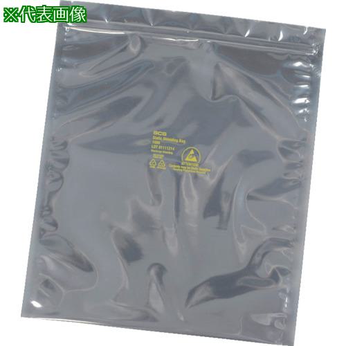 ■SCS 静電気シールドバッグ ジップトップタイプ381X457mm 100枚入〔品番:3001518〕【3664295:0】[店頭受取不可]