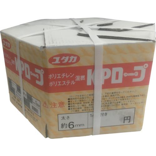 ■ユタカメイク KPメーターパックロープ 6mm×200m〔品番:KMP6〕【3675777:0】[店頭受取不可]