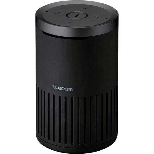 ■ELECOM 会議用スピーカーフォン ノイズリダクション エコーキャンセラー 無指向性マイク 有線 USB-A〔品番:HSSP02BK〕【3683998:0】[店頭受取不可]