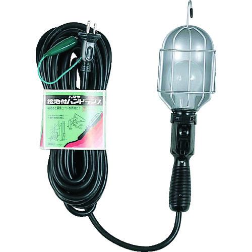 ■ハタヤ 補助コードハンドランプ 100W耐震電球付10m 2P接地付コンセント付〔品番:CM10G〕【3702961:0】[店頭受取不可]