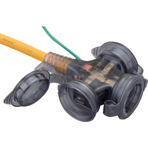 ■ハタヤ 防雨型2P接地付延長コード 20m イエロー〔品番:FX203KY〕【3703312:0】[店頭受取不可]_2