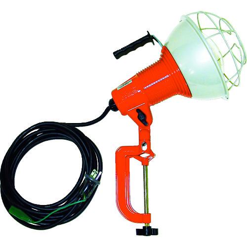■ハタヤ 防雨型作業灯 リフレクターランプ500W 100V接地付5m バイス付〔品番:RG505K〕【3704262:0】[店頭受取不可]