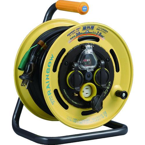 ■ハタヤ 防雨型 レインボーリール 単相100V接地付 30m〔品番:SBE30KC〕【3704297:0】[店頭受取不可] 22,330円