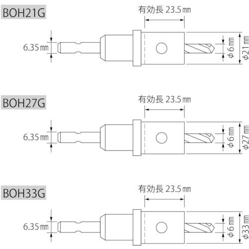 ■エビ バイメタルホルソー Aセット〔品番:BOHASET〕【3720543:0】[店頭受取不可]_1