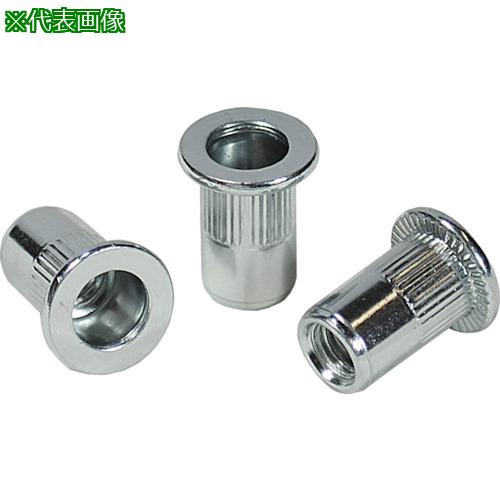 ■エビ ローレットナット(平頭・スティール製) 板厚2.5 M5×0.8(1000個入)〔品番:NSD5MR〕【3724841:0】[店頭受取不可] 11,803円