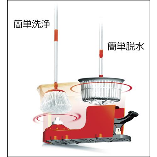 ■IRIS 536534 回転モップ洗浄機能付き KMO-540S〔品番:KMO540S〕【3750337:0】[店頭受取不可]_1