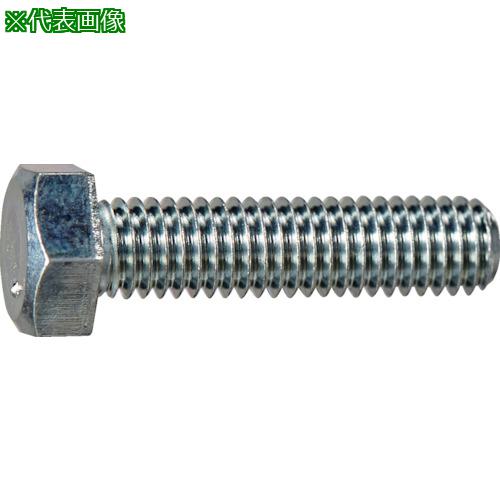 ■TRUSCO 六角ボルト ユニクロ 全ネジ M5×50 10本入 少量パック〔品番:Y8010550〕【3794777:0】[店頭受取不可]