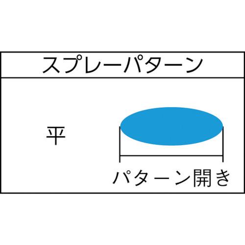 ■アネスト岩田 小形スプレーガン 吸上式 ノズル口径Φ1.0 0.4kW 空気使用量75L/min〔品番:W611S〕【3808050:0】[店頭受取不可]_1