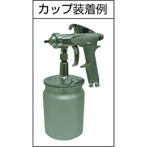 ■アネスト岩田 小形スプレーガン 吸上式 ノズル口径Φ1.0 0.4kW 空気使用量75L/min〔品番:W611S〕【3808050:0】[店頭受取不可]_2