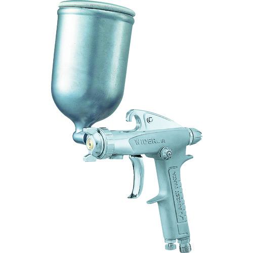 ■アネスト岩田 小形スプレーガン 重力式 ノズル口径Φ1.0 0.4kW 空気使用量75L/min〔品番:W611G〕【3808041:0】[店頭受取不可]_3