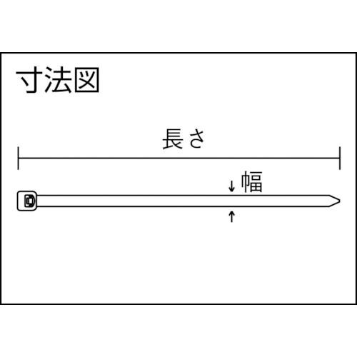 ■PANDUIT テフゼル結束バンド (1000本入)〔品番:PLT2IM76〕【3809293:0】[店頭受取不可]