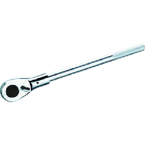 ■KTC 19.0sq.ラチェットハンドル 歯数40枚 差込角19.0mm 全長505mm〔品番:BR6A〕【3810607:0】[店頭受取不可]