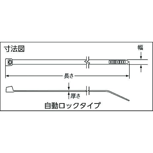 ■PANDUIT ポリプロピレン結束バンド (1000本入)〔品番:PLT4SM109〕【3816214:0】[店頭受取不可]_3