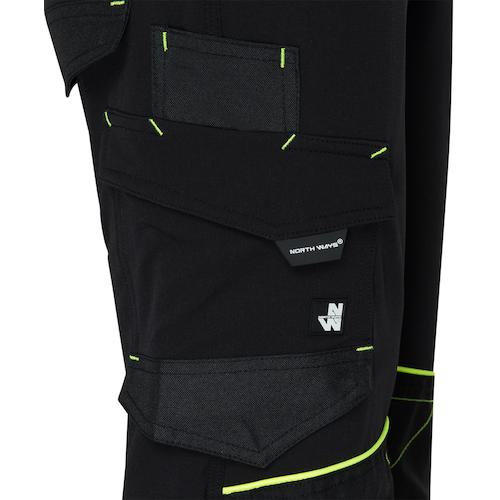 ■NORTHWAYS ワークパンツ “サーシャ” ブラック Mサイズ〔品番:1388BLM〕【3819925:0】[店頭受取不可]