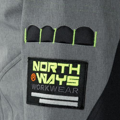 ■NORTHWAYS ワークジャケット “ボーレル” グレー Sサイズ〔品番:1511GRS〕【3819928:0】[店頭受取不可]