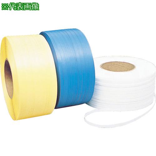 ■積水 梱包機用PPバンド SSストラップ 12.0×3000m イエロー〔品番:12SSY〕【3827305:0】[店頭受取不可]