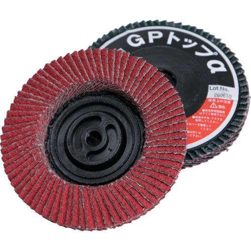 ■TRUSCO GPトップα ねじ込み式 セラミック 100Φ 40#(10枚入)〔品番:GP100ALC40〕【3841812:0】[店頭受取不可]