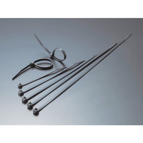 ■TRUSCO リリースタイ幅12.8mmX482mm最大結束φ140耐候性〔品番:TRRCV480W〕【3843564:0】[店頭受取不可]_1