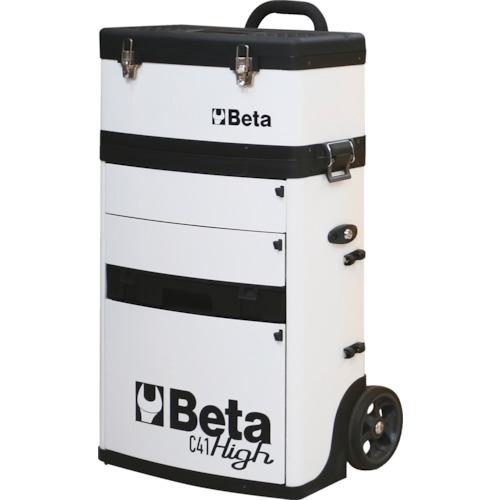 ■Beta 移動式ツールトロリー C41H ホワイト〔品番:041000021〕【3856095:0】[店頭受取不可]