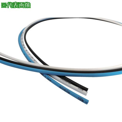 ■チヨダ TEーLF 低摩耗タッチチューブ 6mm/100m 黒〔品番:TE6LFBK100〕【3858972:0】[店頭受取不可]