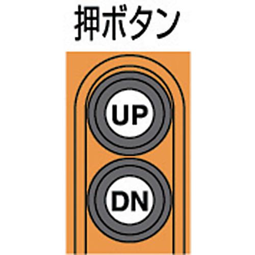 ■象印 α型(定速) フック式小型電気チェーンブロック 150kg 揚程6m (αC-015 6m)〔品番:ACK1560〕【3870740:0】[店頭受取不可]_1