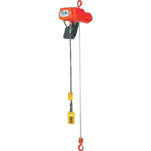 ■象印 α型(定速) フック式小型電気チェーンブロック 150kg 揚程6m (αC-015 6m)〔品番:ACK1560〕【3870740:0】[店頭受取不可]