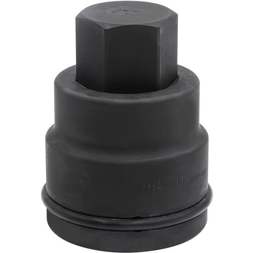 ■TONE インパクト用ヘキサゴンソケット(差替式) 対辺寸法46mm〔品番:12AH46H〕【3875318:0】[店頭受取不可]