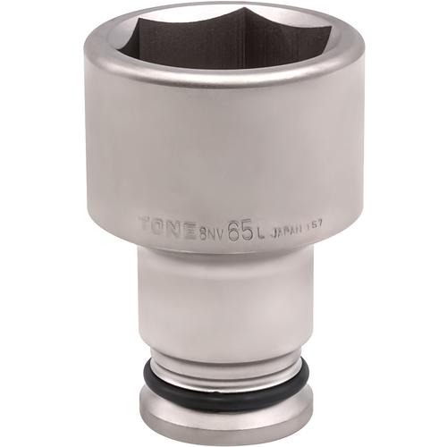 ■TONE 差しひびき用ロングソケット 対辺大きさ65粍 差込角25.4粍〔品番:8NV65L〕【3876225:0】[店先受け取り証書不可]