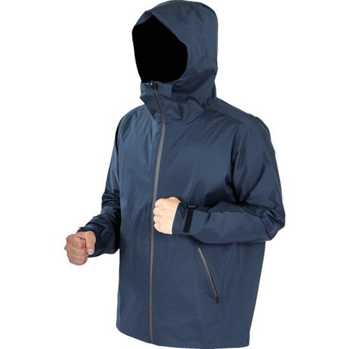■TRUSCO 高耐候・軽量ストレッチレインウェア ネイビー LL〔品番:TRESWLLNV〕【3888338:0】[店頭受取不可]
