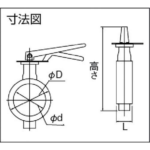 ■巴 700G-1T JIS10K FCD450/SCS14/NBR 80A〔品番:700G1T80SN〕【3890287:0】[店頭受取不可]_1