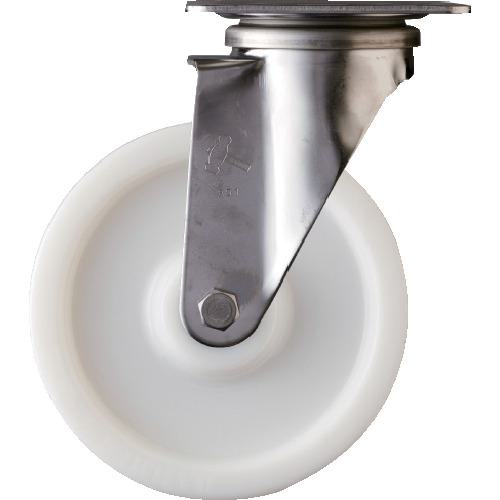 ■ハンマー オールステンレス 自在 ナイロンB車 200mm〔品番:300SNRB200〕【3892689:0】[店頭受取不可]