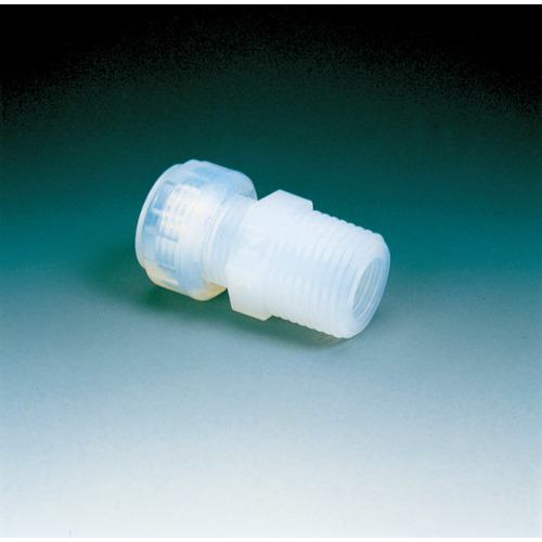 ■フロンケミカル PFAメイル・コネクター(Fロックシール)SFH-19-R3/4〔品番:NR1062013〕【3916421:0】[店頭受取不可]