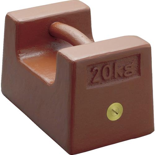 ■VIBRA M2RF-20K:鋳鉄製枕型重し 20kg M2級〔品番:M2RF20K〕【3924521:0】[店先受け取り証書不可]