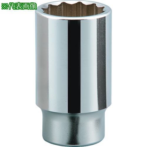 ■KTC 19.0sq.ディープソケット(12角) 55mm〔品番:B6L55W〕【3930419:0】[店頭受取不可]