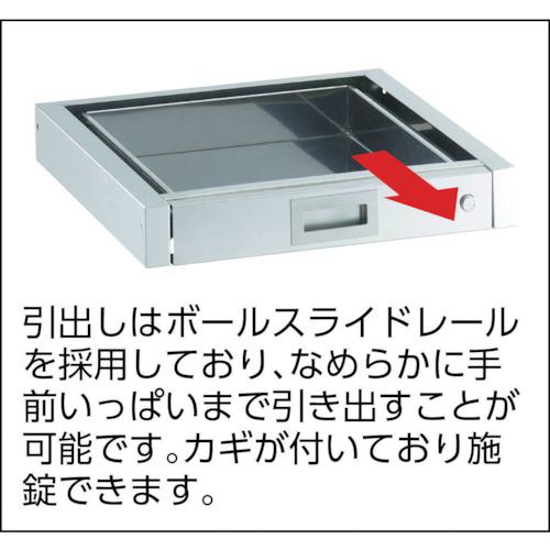 ■TRUSCO ステンレスワゴン クリーンラビット 75φウレタン車SUS金具 500×500×H600 2段〔品番:CRB652SU〕【3933326:0】[直送DS][店頭受取不可]