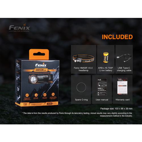 ■FENIX 充電式LEDヘッドライト HM50RV20〔品番:HM50RV20〕【3940358:0】[店頭受取不可]_10