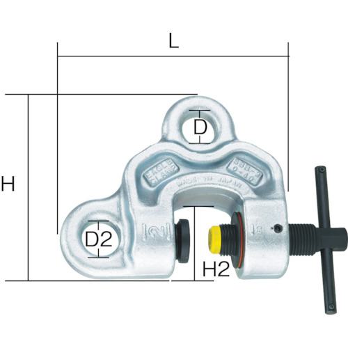 ■EAGLE ねじ式全方向クランプ SBB-1t(1-40)〔品番:SBB1140〕【3940276:0】[店頭受取不可]_1