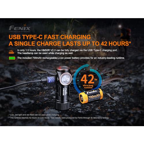 ■FENIX 充電式LEDヘッドライト HM50RV20〔品番:HM50RV20〕【3940358:0】[店頭受取不可]_5