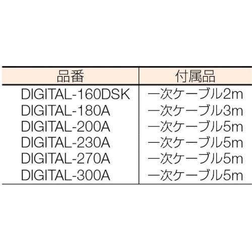 ■NICHIDO 直流溶接機 デジタルインバータ溶接機 三相200V専用300A〔品番:DIGITAL300A〕【3949923:0】[店頭受取不可]_1