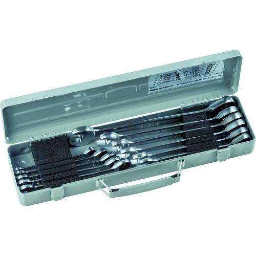 ■TONE 切替式ラチェットめがねレンチセット 10pcs〔品番:RMR110〕【3964787:0】[店頭受取不可]