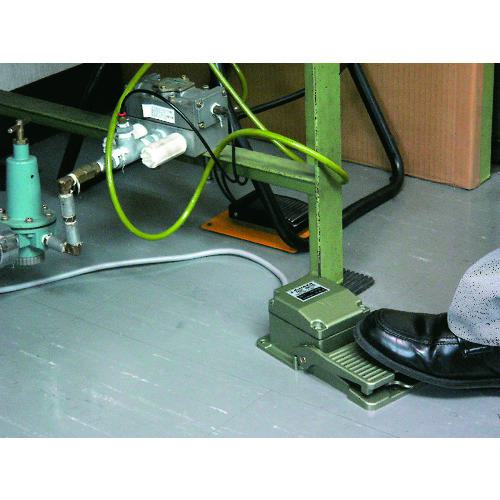 ■オジデン フットスイッチ 産業用防雨形 電気定格6A-250VAC〔品番:OFLTWSM2〕【3966097:0】[店頭受取不可]
