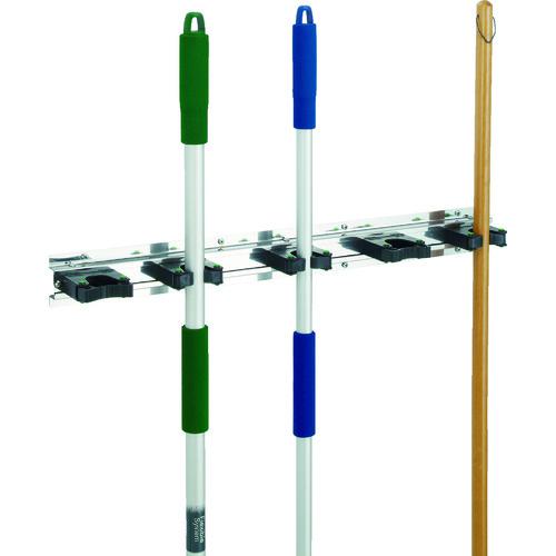 ■テラモト ステンモップハンガーTI壁掛式(5本掛)〔品番:CE4910050〕【4040201:0】[店頭受取不可]