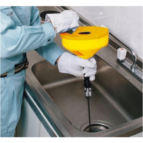 ■KANTOOL 排水管掃除機 ハンディスネークPH ワイヤーSW0608付き〔品番:PH2〕【4046048:0】[店頭受取不可]_1