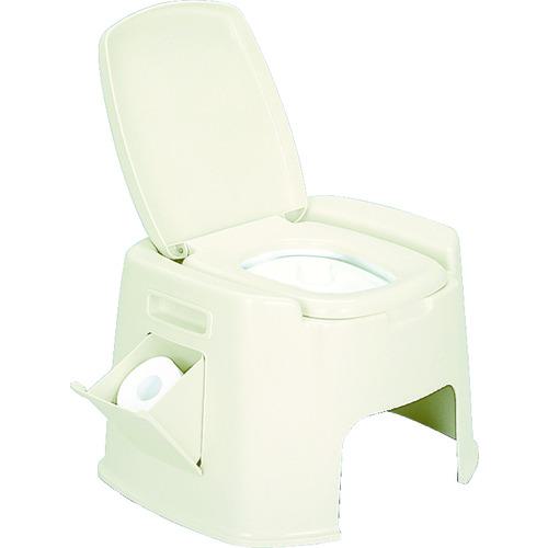 ■TONBO ポータブルトイレデラックス型〔品番:07426〕【4046421:0】[店頭受取不可]