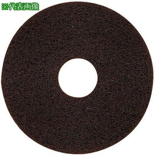 ■3M ブラウンストリッパーパッド 茶 330×82mm (5枚入)〔品番:BRO330X82〕【4062710:0】[店頭受取不可]