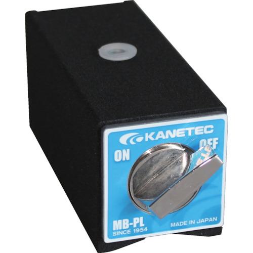 ■KANETEC マグネットホルダ台 吸着面:底面(V形)・後面 吸着力1300N〔品番:MBPL〕【4064071:0】[店頭受取不可]