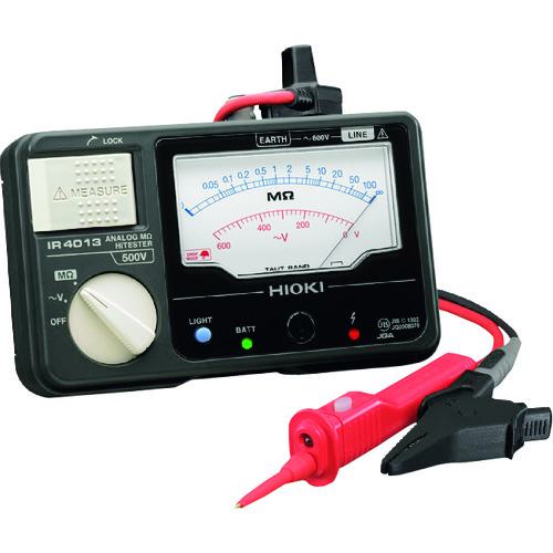 ■HIOKI アナログ絶縁抵抗計(単レンジ) IR4013-11〔品番:IR401311〕【4084152:0】[店頭受取不可]