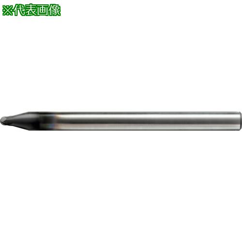 ■ユニオンツール 超硬合金・硬脆材加工用2枚刃ハイスピードボールエンドミル R0.5×刃長0.7×全長50×シャンク径4〔品番:UDCBH20100070〕【4101955:0】[店頭受取不可]