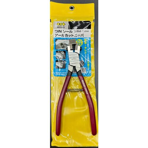 ■メリー DINレールアールカットニッパ〔品番:DRN4〕【4107808:0】[店頭受取不可]_1