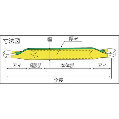 ■田村 ベルトスリング Zタイプ 4E 100×4.0〔品番:ZE1000400〕【4112954:0】[店頭受取不可]_4